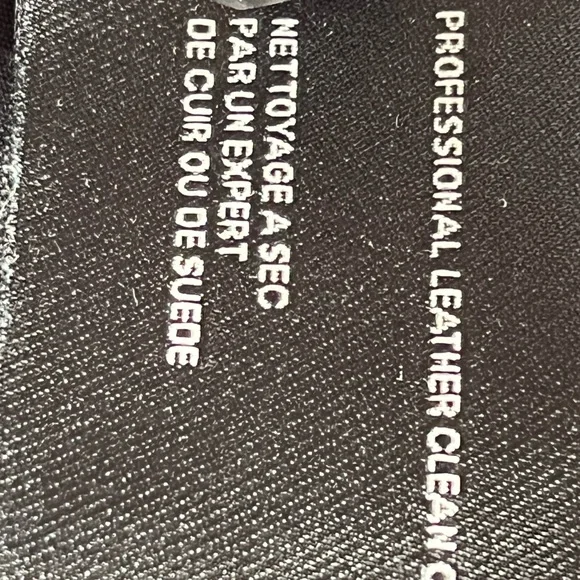 Black Leather 😎  Bomber Jacket with Pockets - Picture 9 of 13